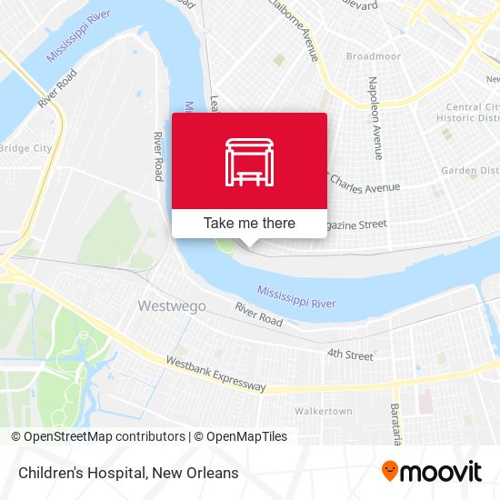 Children's Hospital map