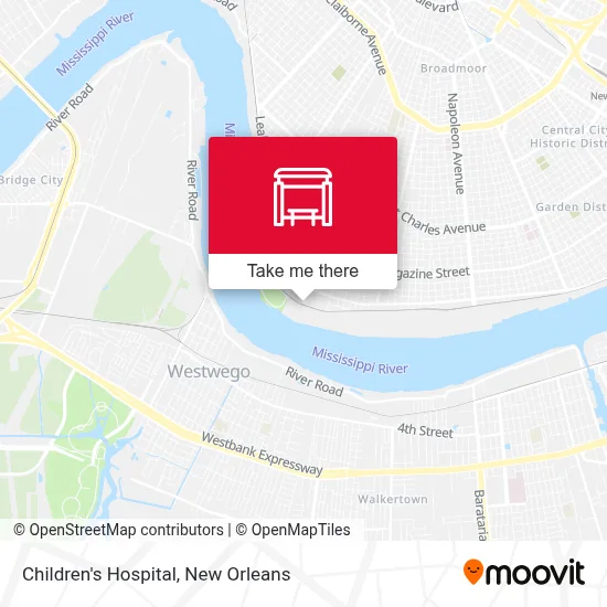 Children's Hospital map