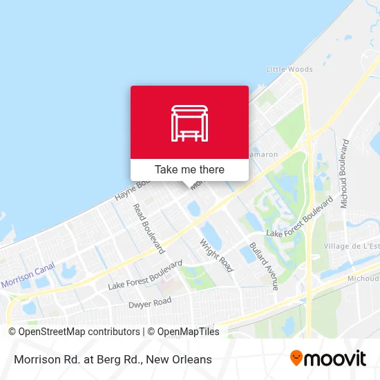Morrison Rd. at Berg Rd. map