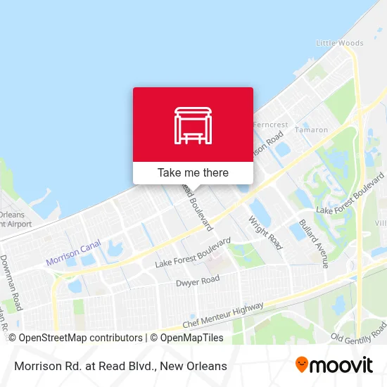 Morrison Rd. at Read Blvd. map