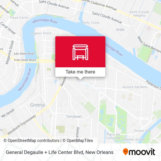 Mapa de General Degaulle + Life Center Blvd