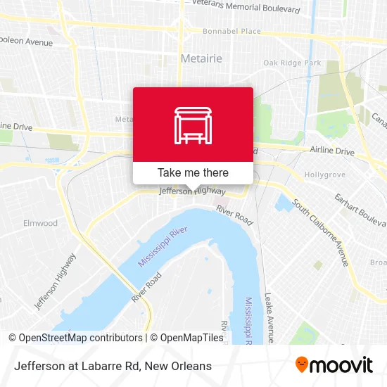 Jefferson at Labarre Rd map