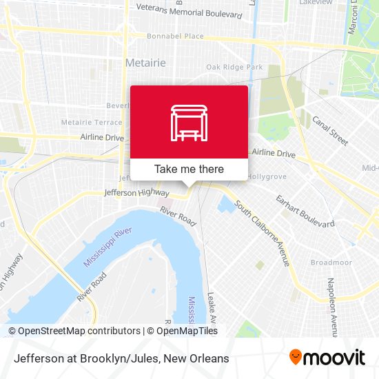 Jefferson at Brooklyn/Jules map