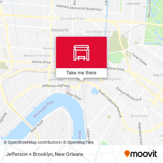 Mapa de Jefferson + Brooklyn