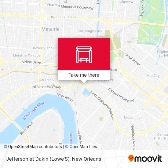 Jefferson at Dakin (Lowe'S) map