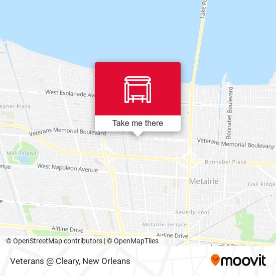 Mapa de Veterans @ Cleary