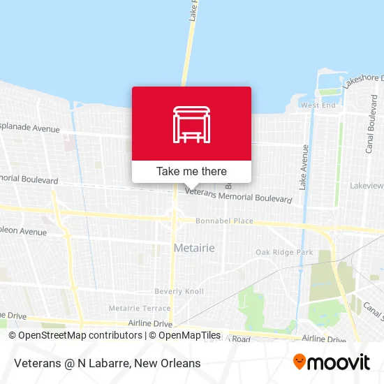 Mapa de Veterans @ N Labarre