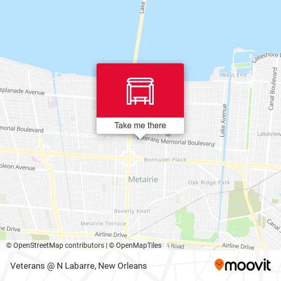Mapa de Veterans @ N Labarre