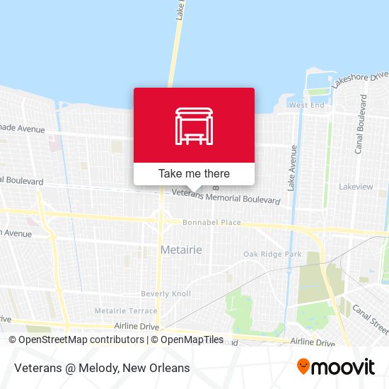 Mapa de Veterans @ Melody