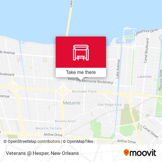Veterans @ Hesper map