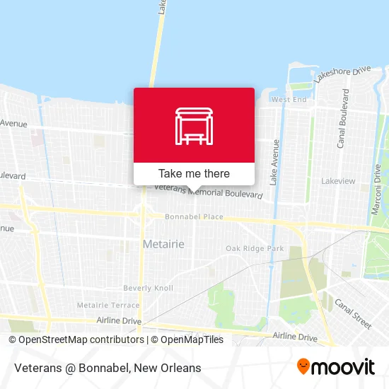 Mapa de Veterans @ Bonnabel
