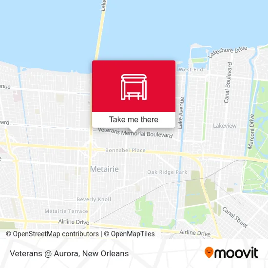 Veterans @ Aurora map