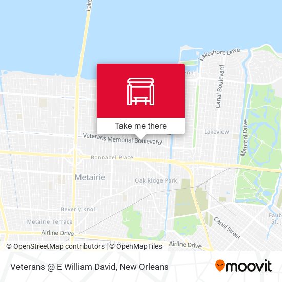 Mapa de Veterans @ E William David