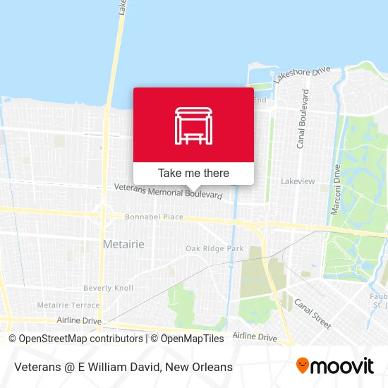 Veterans @ E William David map