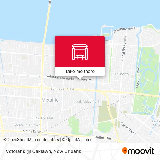 Veterans @ Oaklawn map