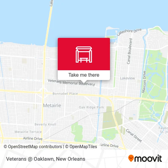 Veterans @ Oaklawn map