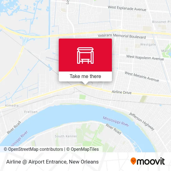 Airline @ Airport Entrance map