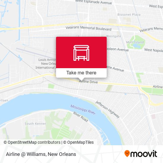 Airline @ Williams map
