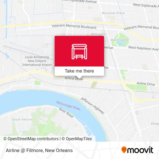 Airline @ Filmore map