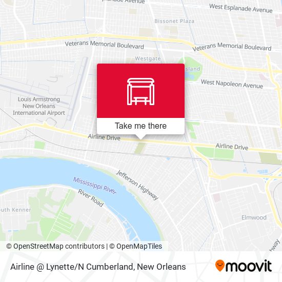 Airline @ Lynette/N Cumberland map