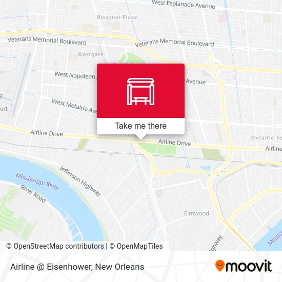 Airline @ Eisenhower map