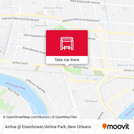 Airline @ Eisenhower / Airline Park map