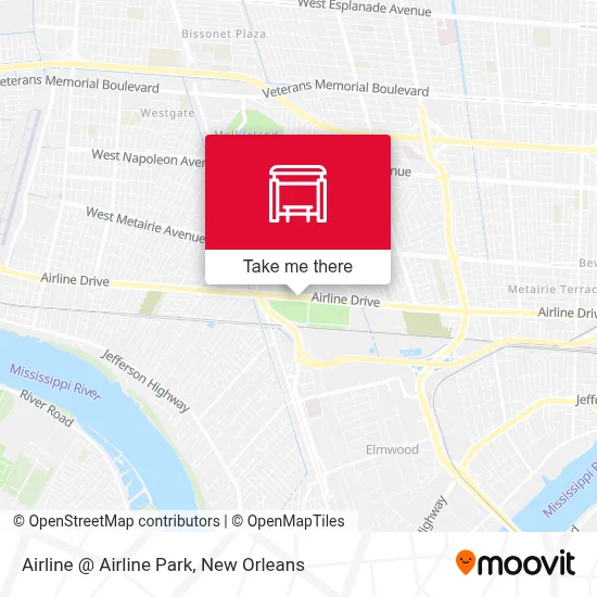 Airline @ Airline Park map