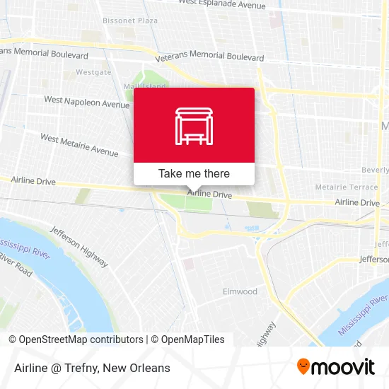 Airline @ Trefny map