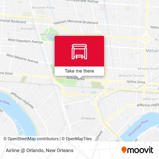 Airline @ Orlando map