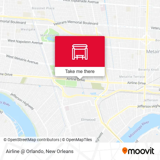 Airline @ Orlando map