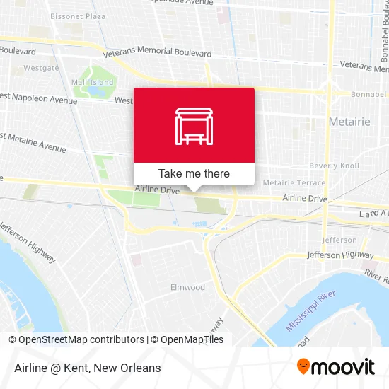 Airline @ Kent map