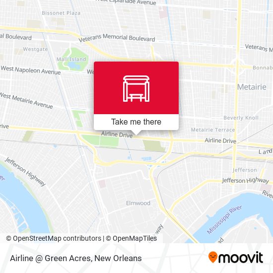 Airline @ Green Acres map