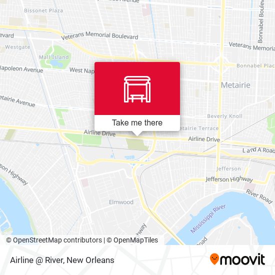 Airline @ River map
