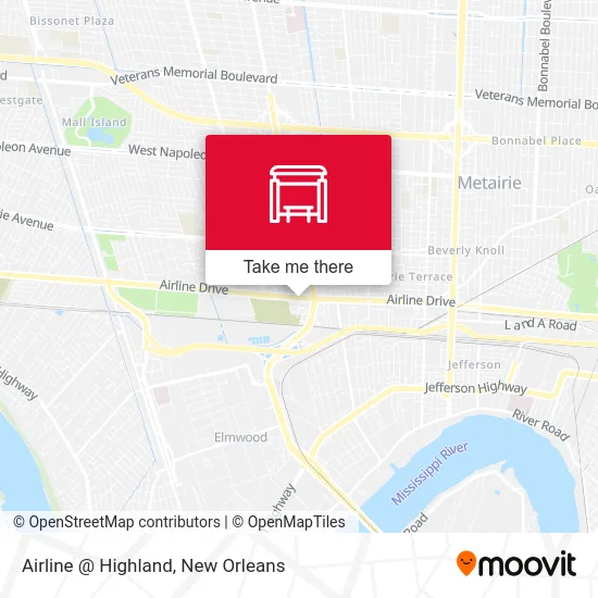 Airline @ Highland map