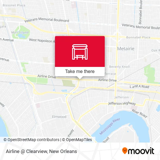 Airline @ Clearview map