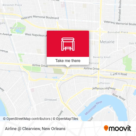 Mapa de Airline @ Clearview
