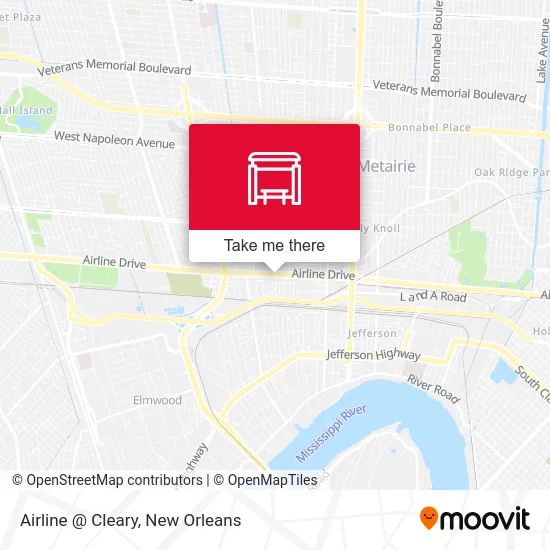 Airline @ Cleary map