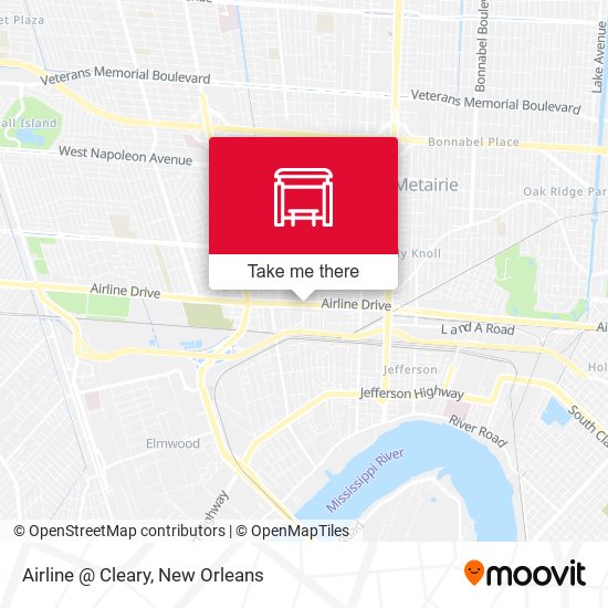 Mapa de Airline @ Cleary