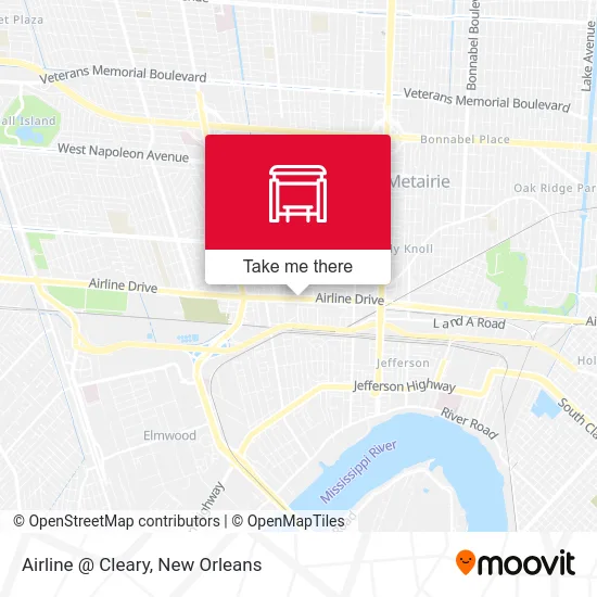 Airline @ Cleary map