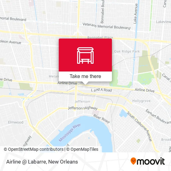 Airline @ Labarre map