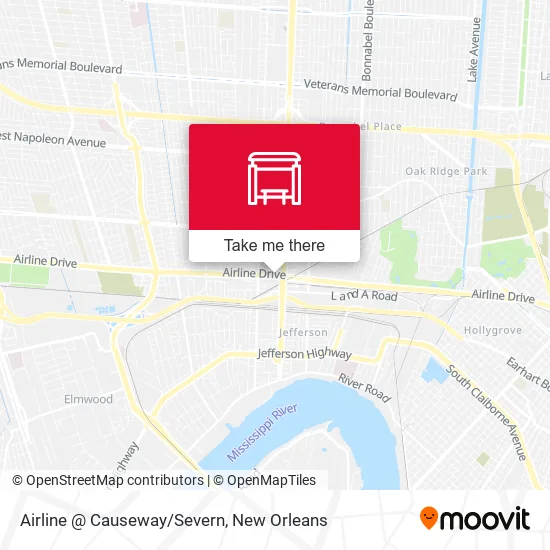 Airline @ Causeway/Severn map
