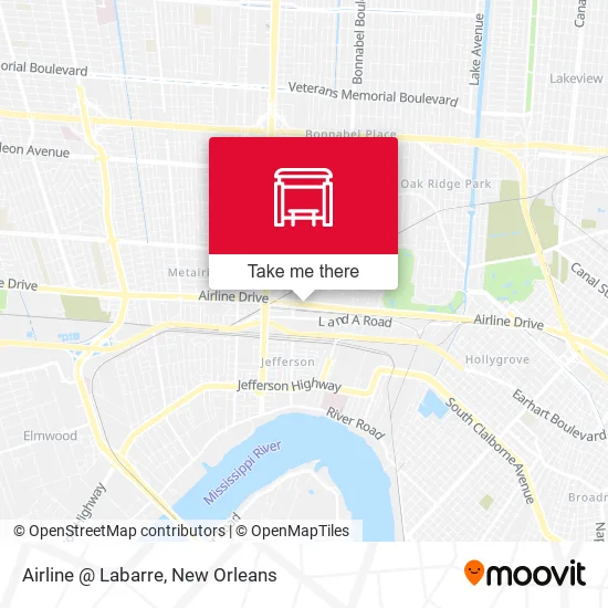 Airline @ Labarre map