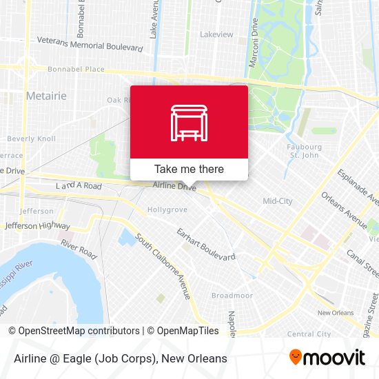 Airline @ Eagle (Job Corps) map