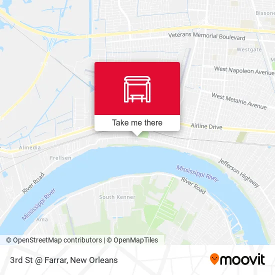 Mapa de 3rd St @ Farrar
