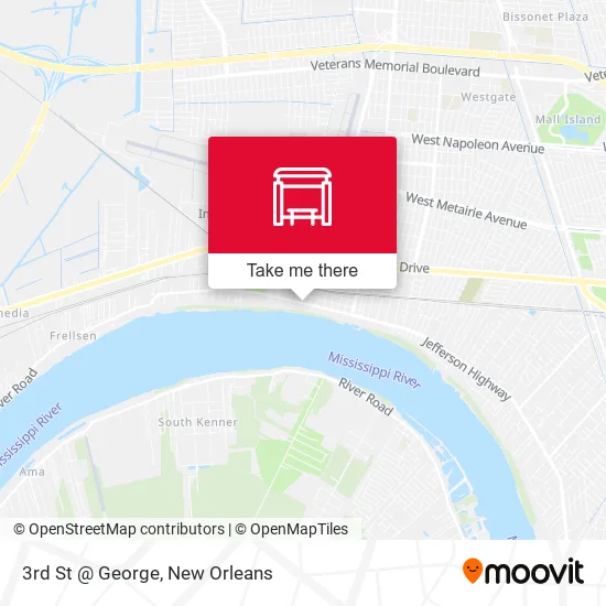 Mapa de 3rd St @ George