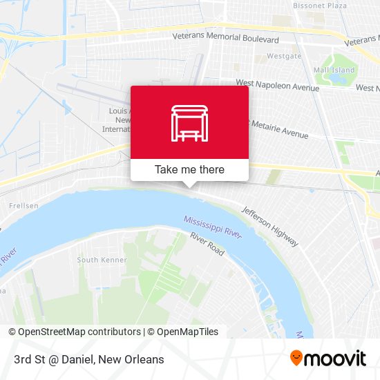 Mapa de 3rd St @ Daniel
