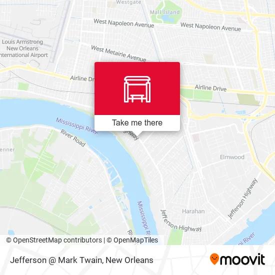 Jefferson @ Mark Twain map