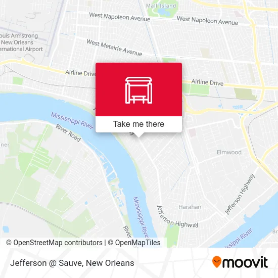 Jefferson @ Sauve map