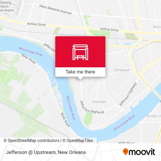 Jefferson @ Upstream map