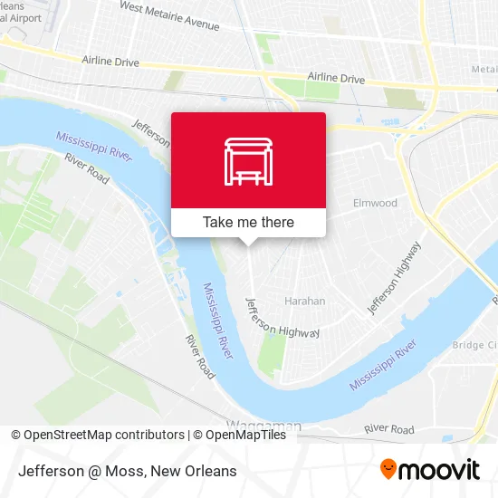 Jefferson @ Moss map